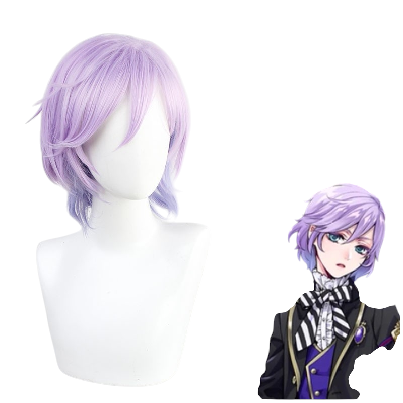 White Smoke Epel Felmier Cosplay Wig - Magic Academy (Lilac Purple Bob) (FEVERCOS)