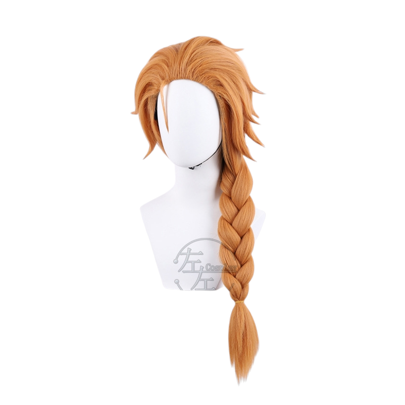 White Smoke Skye Cosplay Wig - Valorant (Auburn Thick Braid) (FEVERCOS)