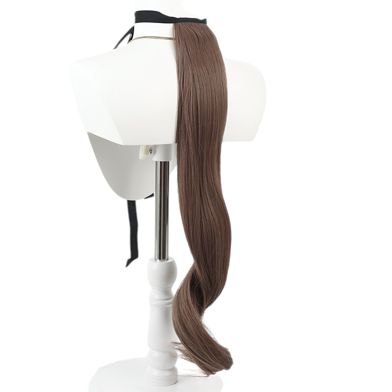 White Smoke Duramente Cosplay Wig - Pretty Derby (White Highlight Ears Tail Set) (FEVERCOS)
