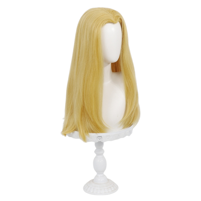 White Smoke Eisen Cosplay Wig - Frieren: Beyond Journey's End (Yellow Teased Short) (FEVERCOS)