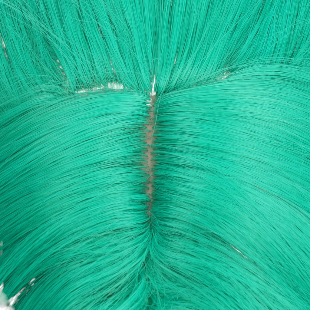 Light Sea Green Mion Sonozaki Cosplay Wig - Village Heir (Green Ponytail) (FEVERCOS) Higurashi When They Cry