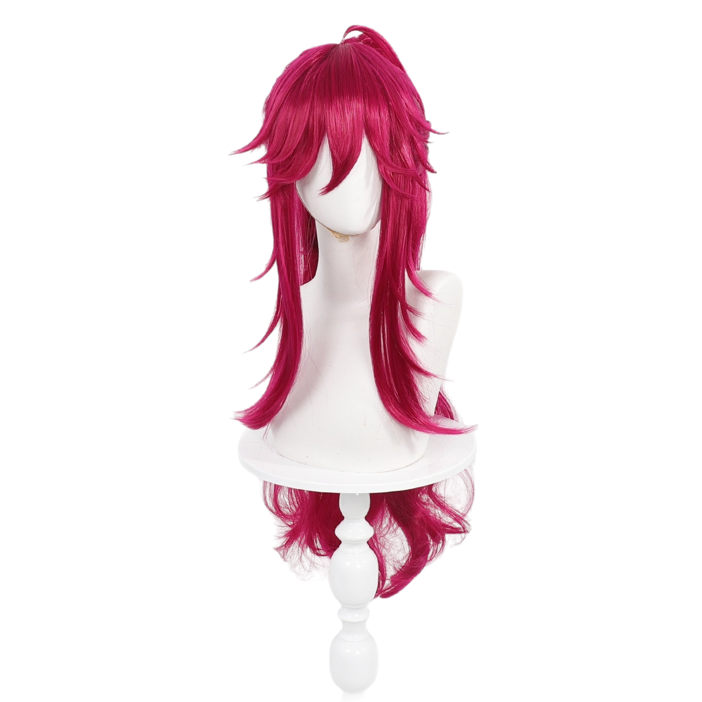 White Smoke Enka Mochimi Cosplay Wig - Ensemble Stars!! (Wavy Ponytail Scalp) (FEVERCOS)