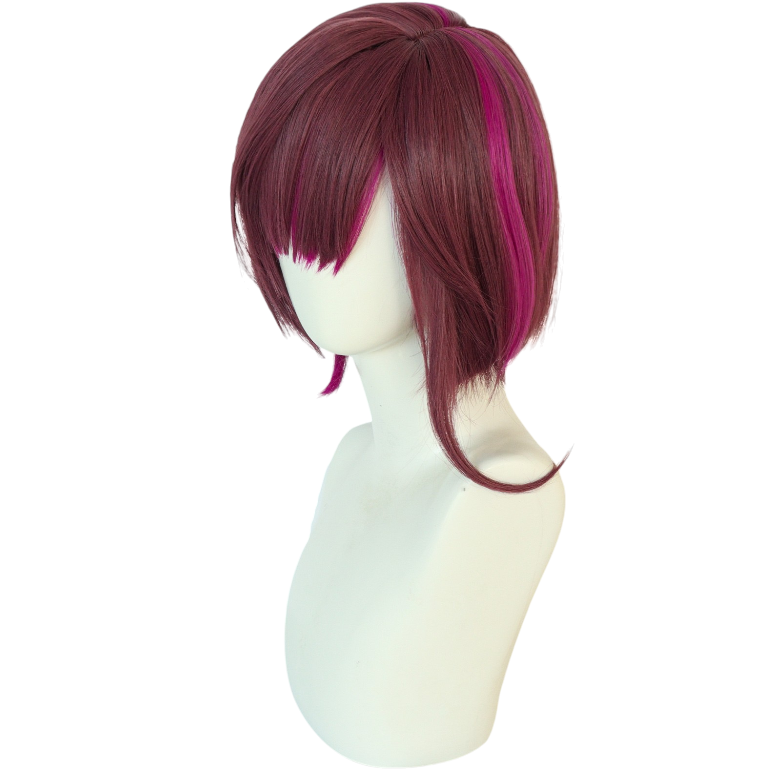 Light Gray Shizuka Mikazuki Cosplay Wig - Zom 100: Bucket List of the Dead (Black/Multi-Color) (FEVERCOS)