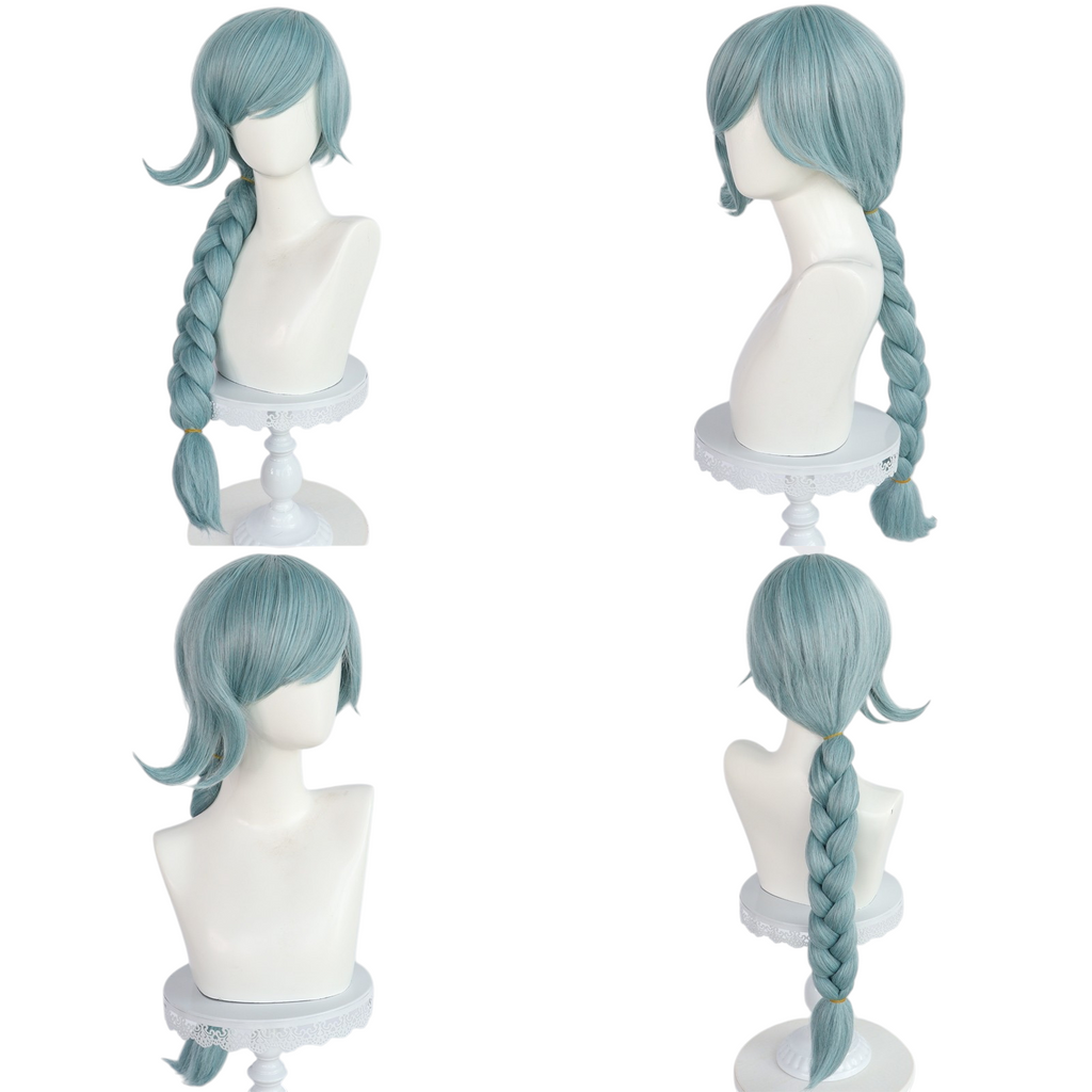 Light Gray Fubuki Clockford Cosplay Wig - Rain Code (Blonde Drills) (FEVERCOS)