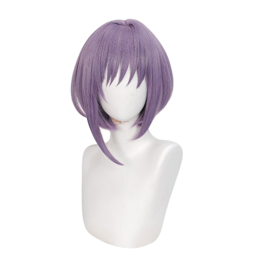 White Smoke Nyamu Yutenji Cosplay Wig - BanG Dream! Ave Mujica (Grey-Purple Scalp Style) (FEVERCOS)