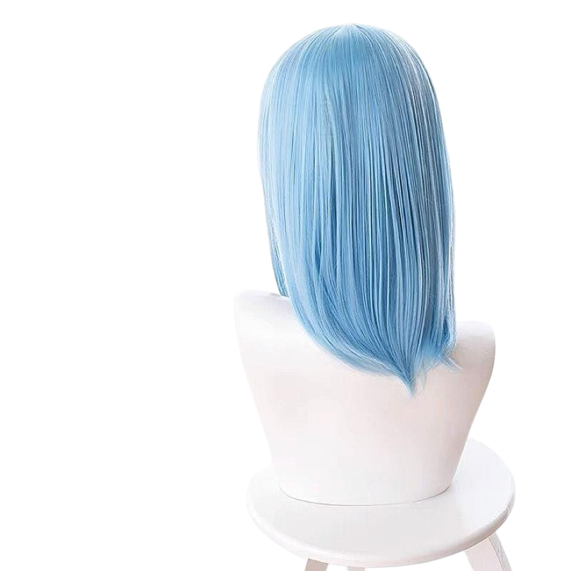 White Smoke Rimuru Tempest Cosplay Wig - That Time I Got Reincarnated as a Slime (Silver Blue Long) (FEVERCOS)