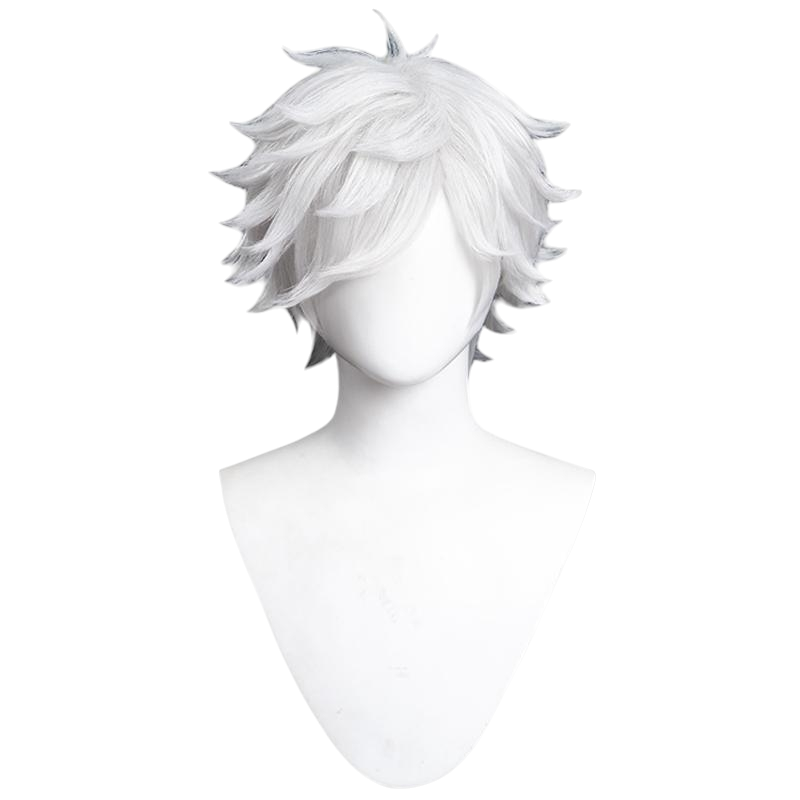 White Smoke Qifrey Cosplay Wig - Witch Hat Atelier (Teased Flipped White) (FEVERCOS)