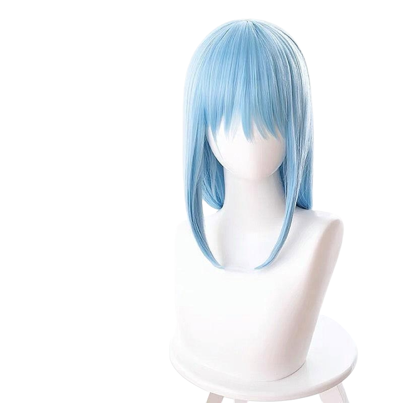 White Smoke Rimuru Tempest Cosplay Wig - That Time I Got Reincarnated as a Slime (Silver Blue Long) (FEVERCOS)
