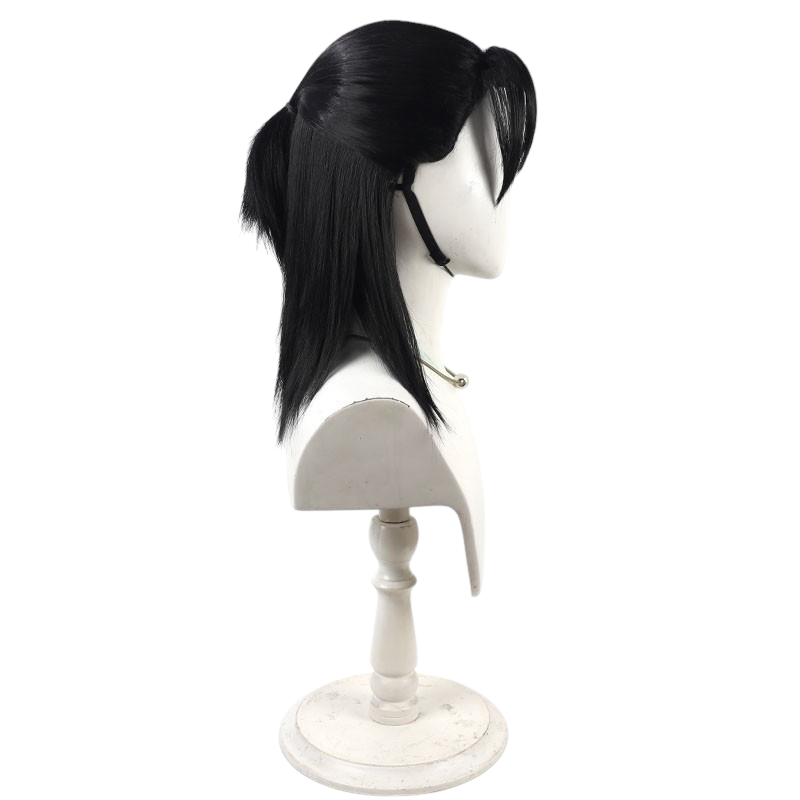 White Smoke Lei Heng Cosplay Wig - Limbus Company (Half-Tied Styled) (FEVERCOS)