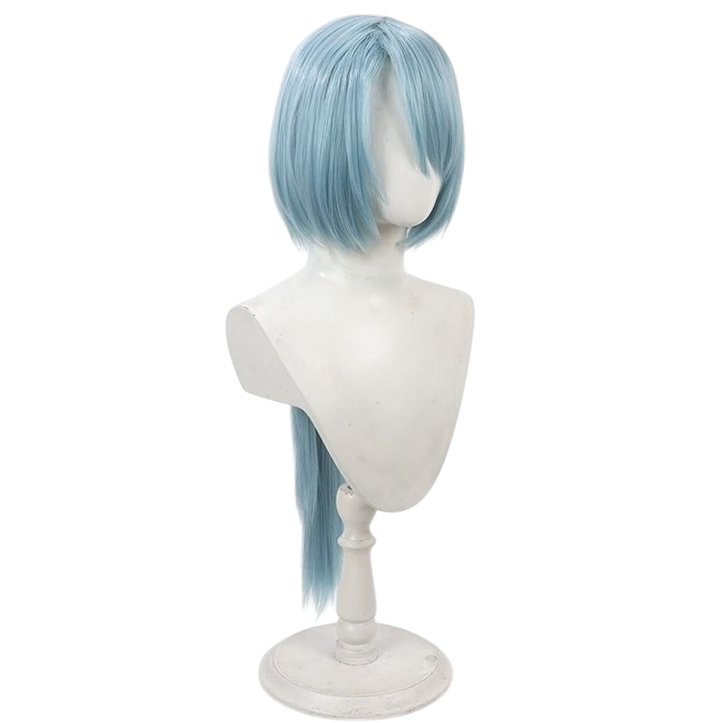 White Smoke Fubuki Cosplay Wig - The Elusive Samurai (White Long Ponytail) (FEVERCOS)