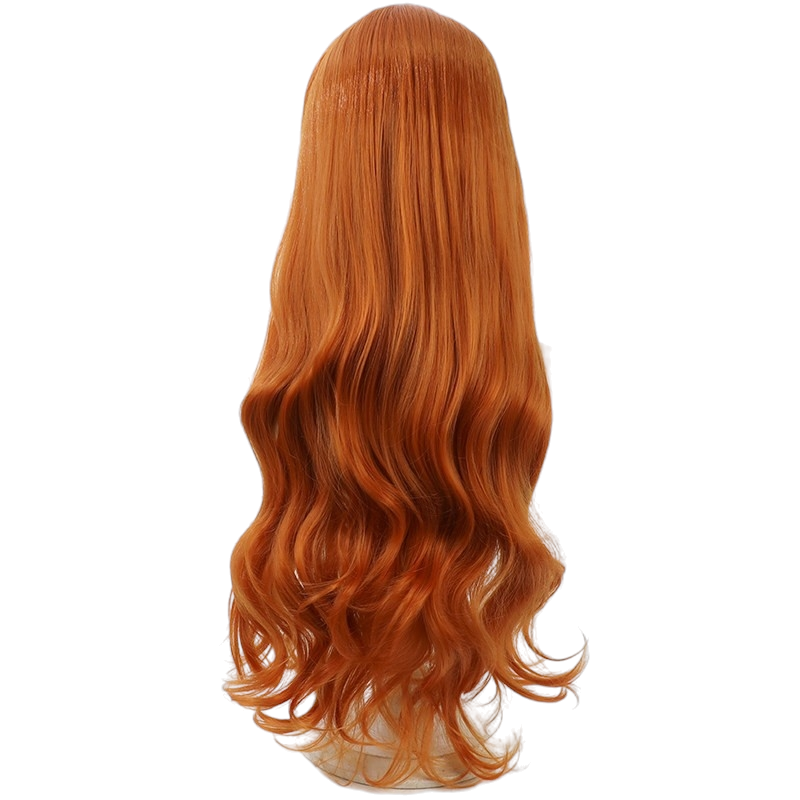 White Smoke Rangiku Matsumoto Cosplay Wig - BLEACH (Strawberry Blonde Widow's Peak) (FEVERCOS)