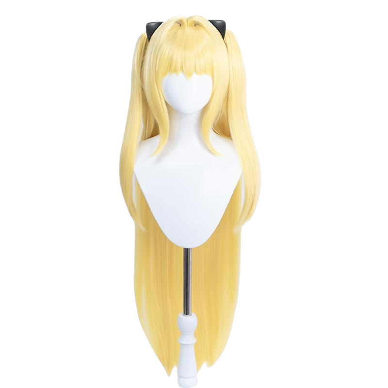 White Smoke Golden Darkness (Eve) Cosplay Wig - To LOVE-Ru (Blonde Simulation Scalp) (FEVERCOS)