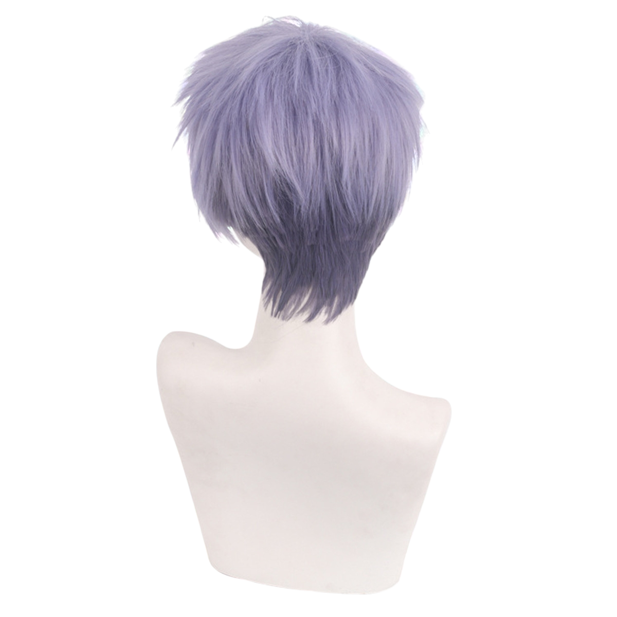 White Smoke Takashi Mitsuya Cosplay Wig - Tokyo Revengers (Lavender Blue Short) (FEVERCOS)