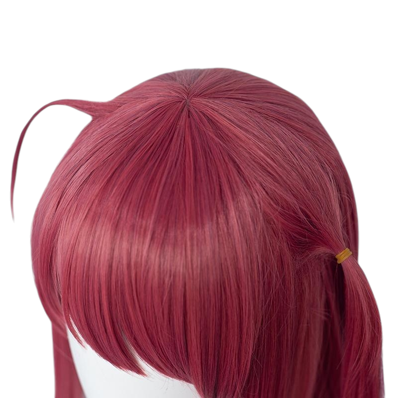 White Smoke Sakura Minamoto Cosplay Wig - Zombie Land Saga (Pink-Purple Long Straight) (FEVERCOS)