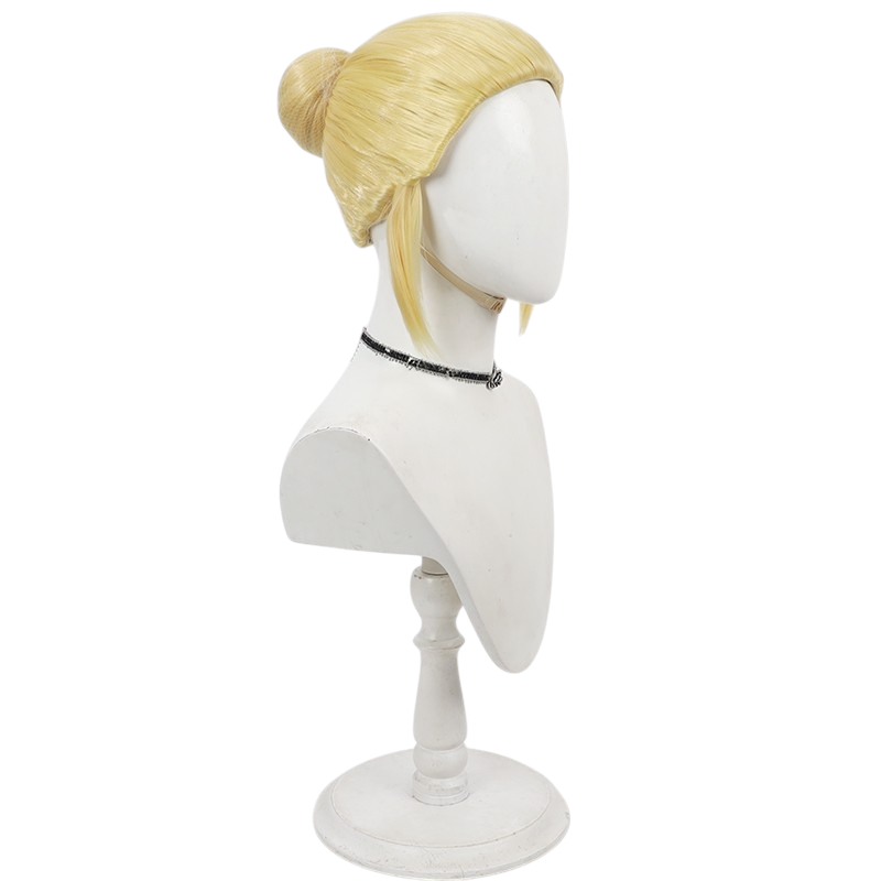 White Smoke Princess Zelda (Integrated Bun Ver.) Cosplay Wig - The Legend of Zelda: Echoes of Wisdom (Golden Blonde Updo) (FEVERCOS)