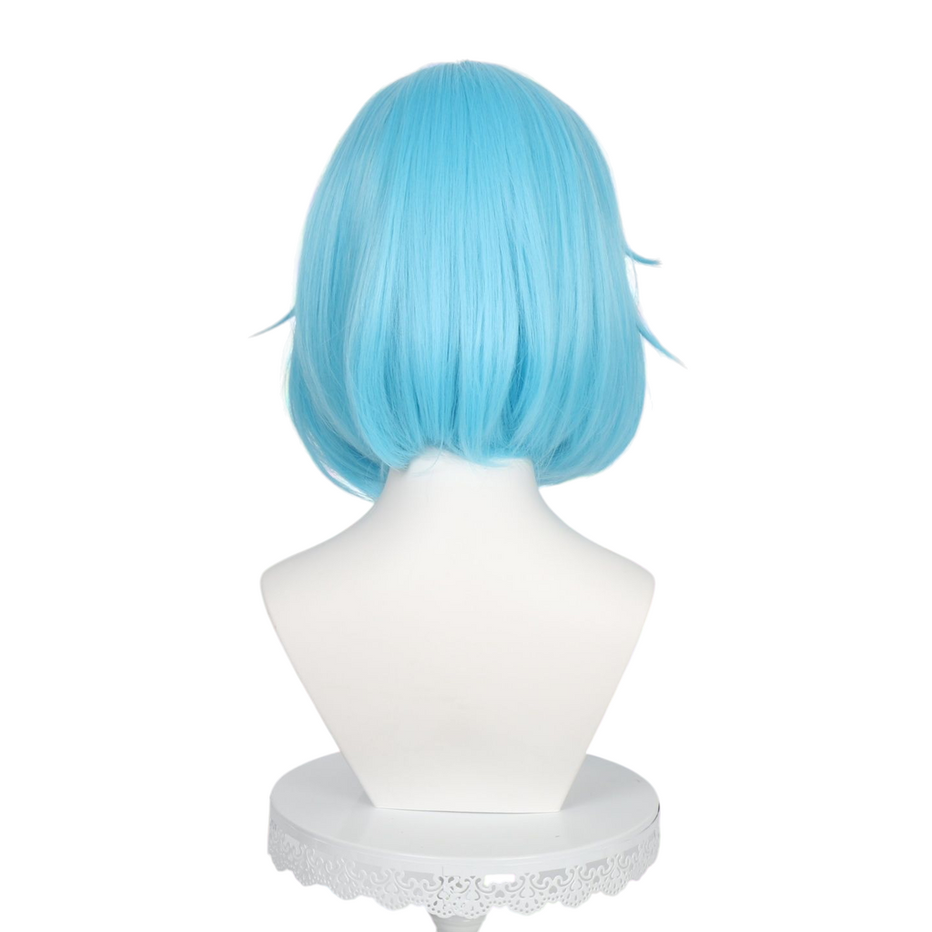 White Smoke Daji Cosplay Wig - Honor of Kings (Line Puppy Teased Inward Curl) (FEVERCOS)