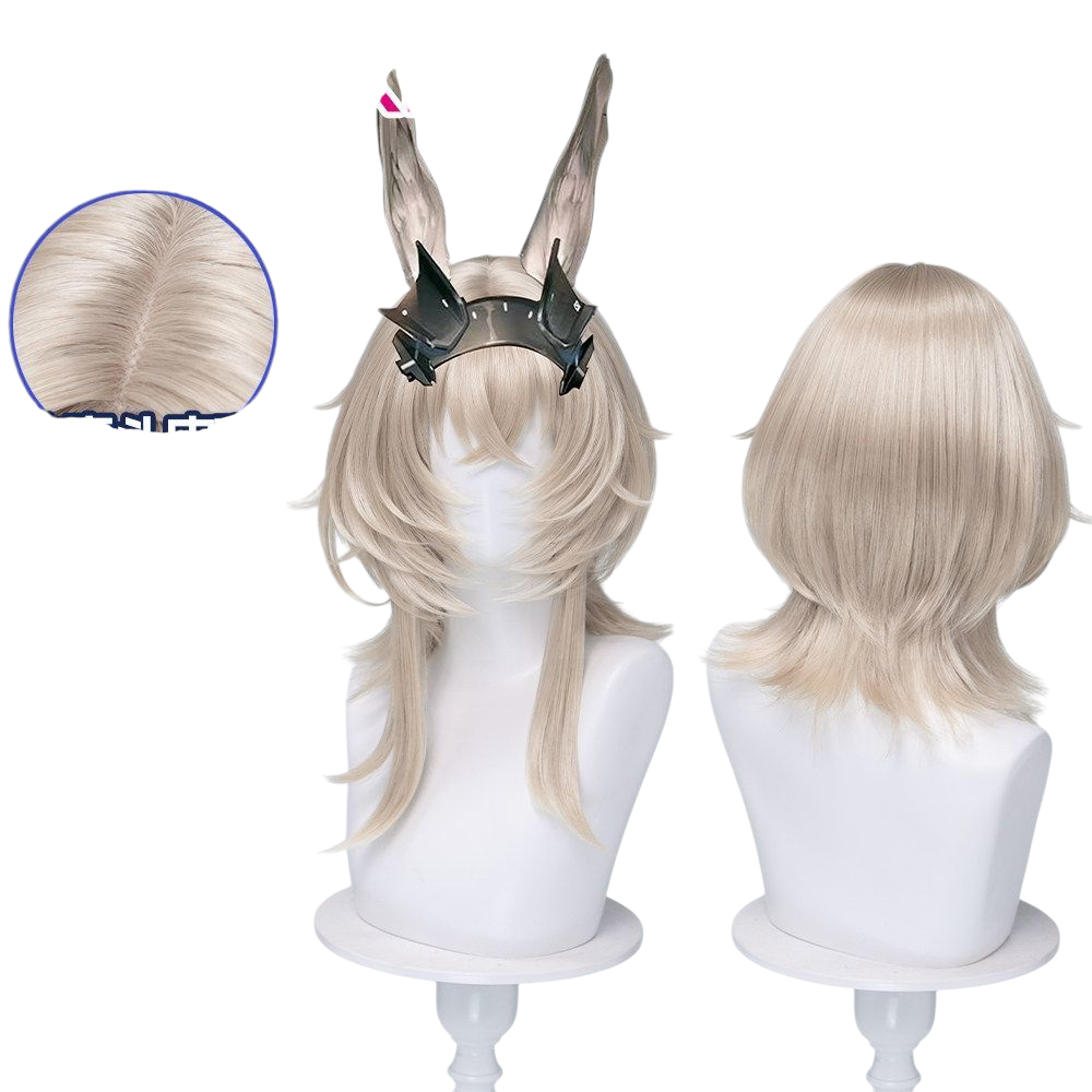 White Smoke Avywenna Cosplay Wig - Arknights: Endfield (Custom Color Scalp Style) (FEVERCOS)