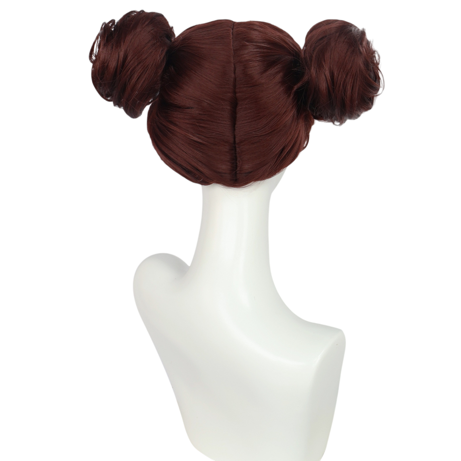 Beige Princess Leia (Kids) Cosplay Wig - Star Wars (Brown Double Buns) (FEVERCOS)