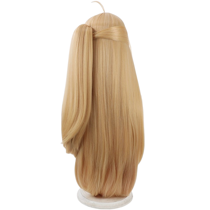 White Smoke Cissia Cosplay Wig - Zenless Zone Zero (Highlighted Detachable Ponytail) (FEVERCOS)