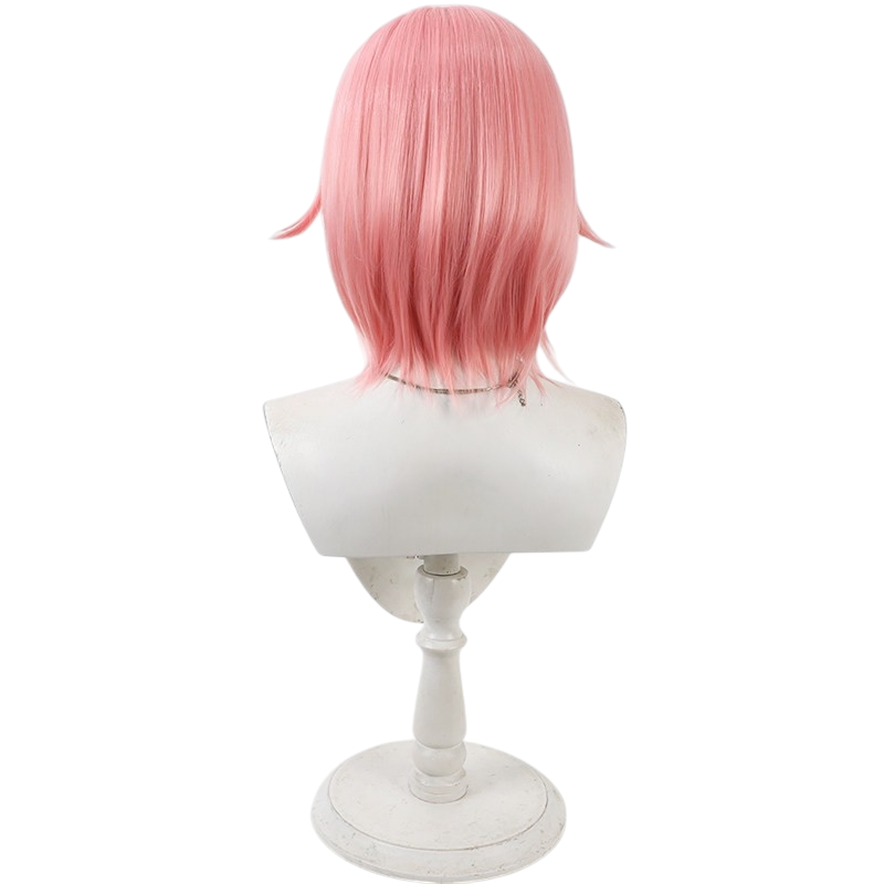 White Smoke Sakura Haruno Cosplay Wig - Naruto (Pink Widow's Peak Teased) (FEVERCOS)