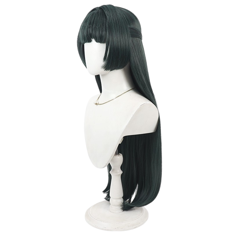 White Smoke Astra Yao Cosplay Wig - Zenless Zone Zero (Dark Green Scalp) (FEVERCOS)