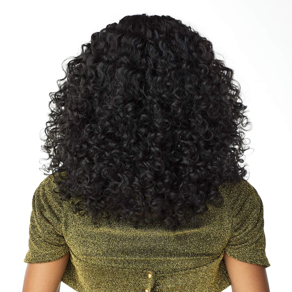Black Raven Kinky Coil Lace Bob - Street Culture (Middle Part T-Lace) (FEVERCOS)