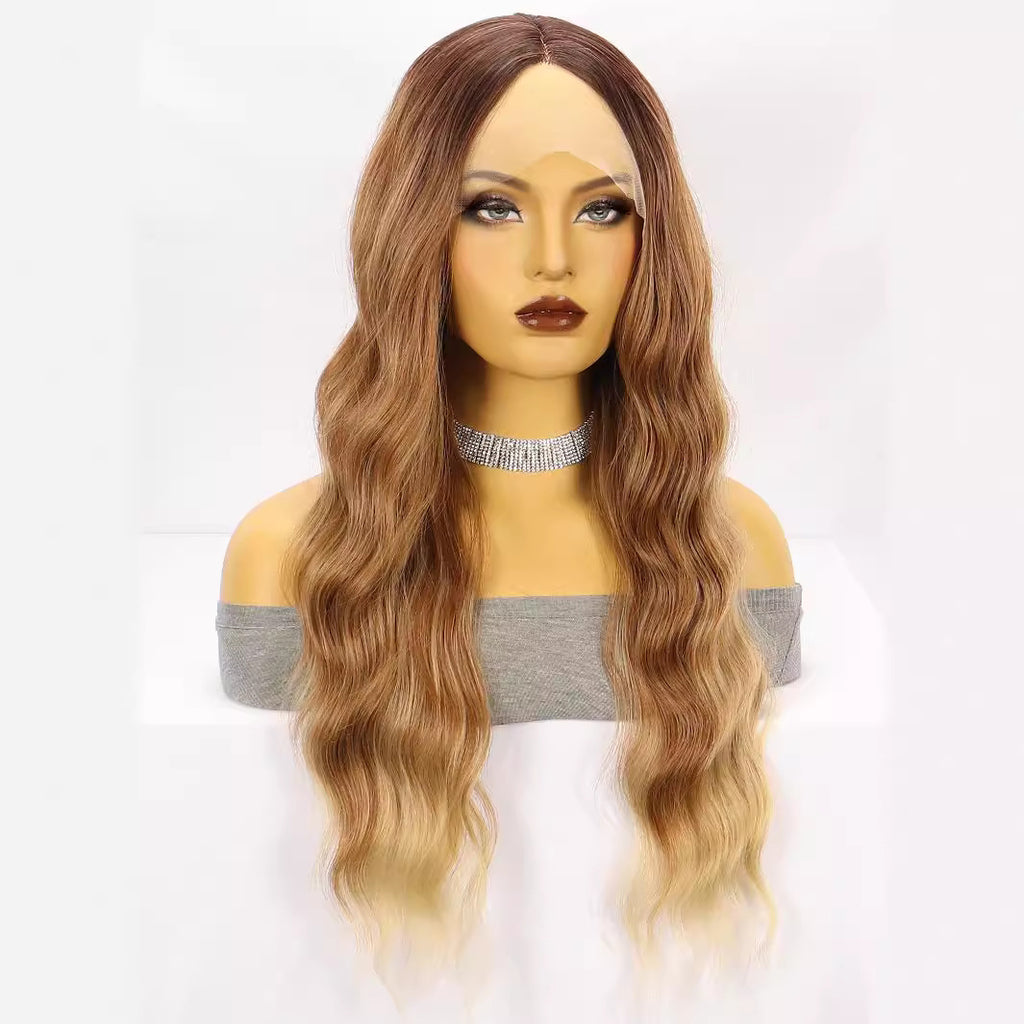 Misty Rose Seamless Ombre Wavy Lace Wig - High Society (Hand-Tied Frontal) (FEVERCOS)
