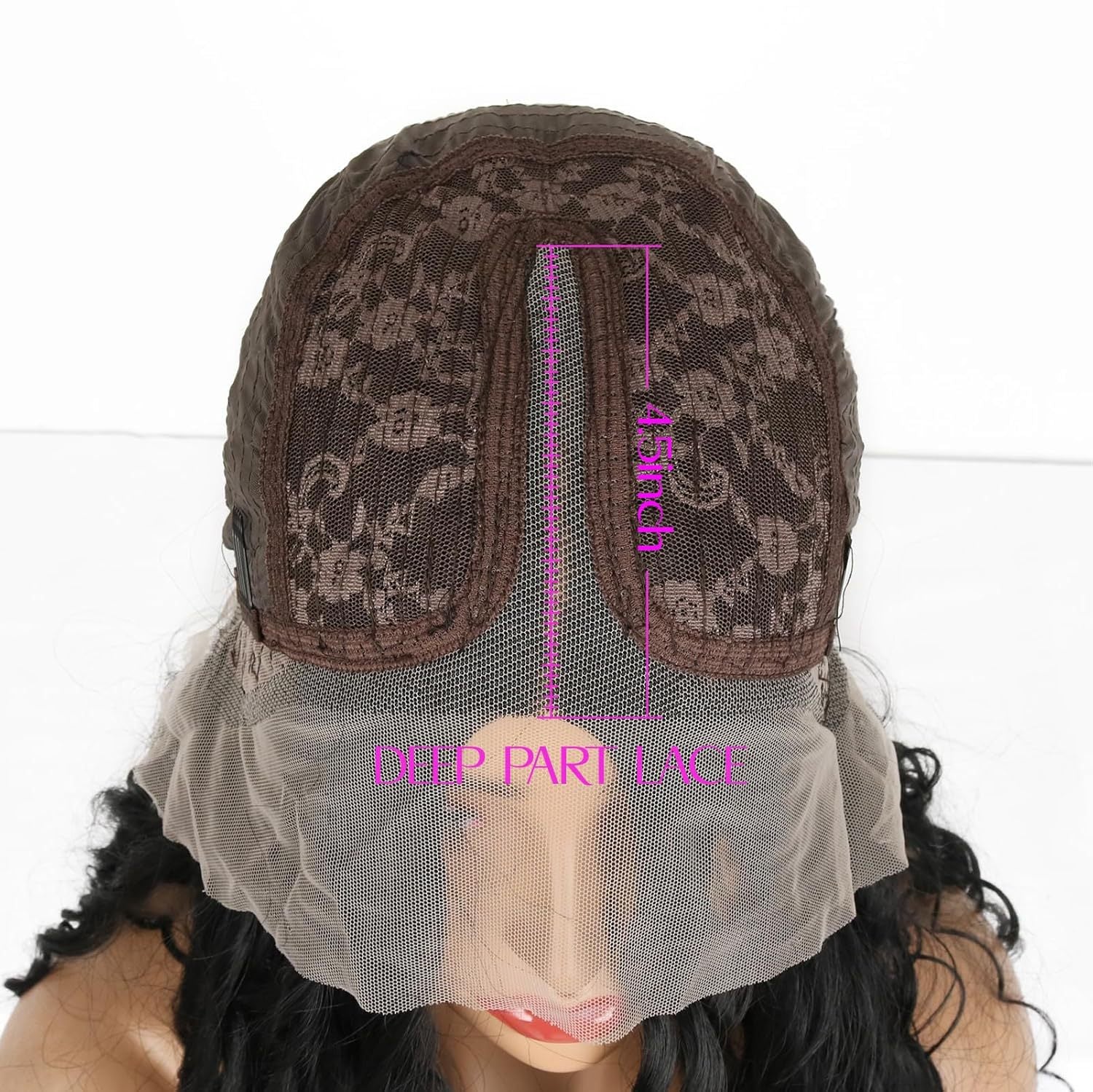 White Smoke Midnight Deep Wave Lace Wig - Elite Fronts (13x4 Long Curls) (FEVERCOS)