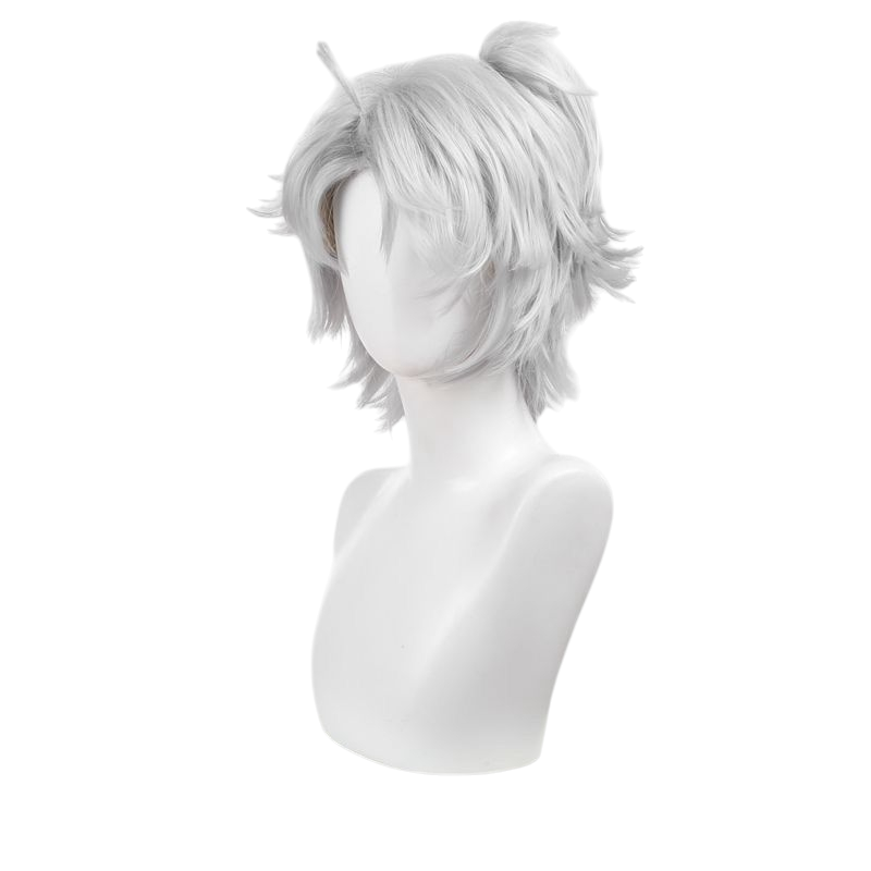 White Smoke Prisoner Luca Balsa Cosplay Wig - Identity V (Silver B.Duck Teased) (FEVERCOS)