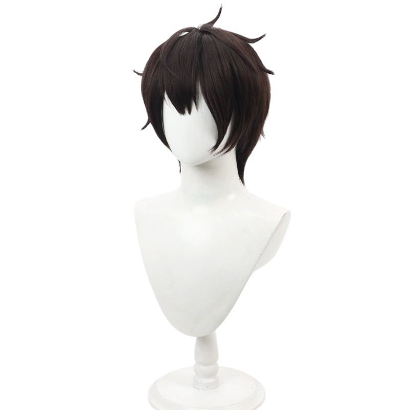 White Smoke Twenty-Fifth Bam Cosplay Wig - Tower of God (Dark Brown Flipped) (FEVERCOS)
