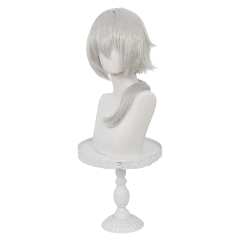 White Smoke Ardashir Cosplay Wig - Arknights: Endfield (Silver-White Gradient Tied) (FEVERCOS)