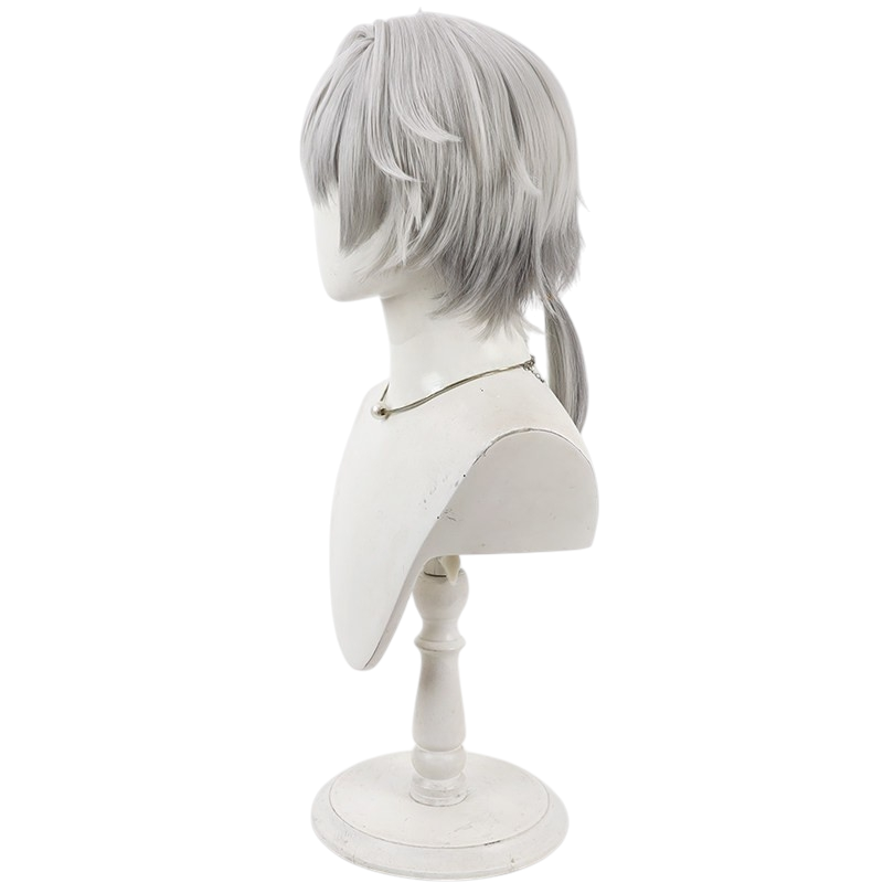 White Smoke Ardashir Cosplay Wig - Arknights: Endfield (Silver-White Gradient) (FEVERCOS)