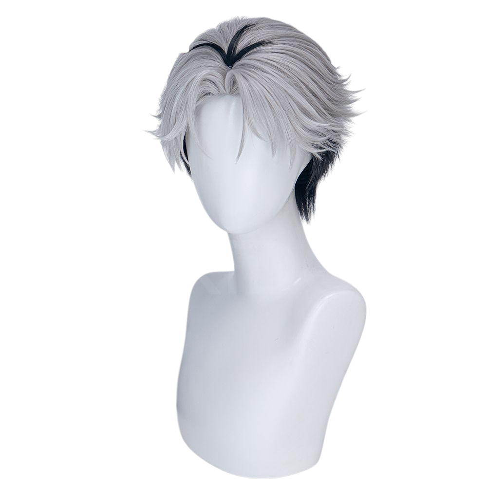 White Smoke Kangetsu Itechou Cosplay Wig - Agents of the Four Seasons (Simulation Scalp Styling) (FEVERCOS)