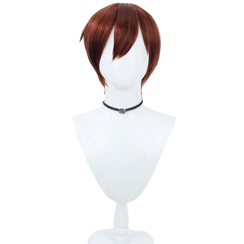 Lavender Chilchuck Tims Cosplay Wig - Dungeon Meshi (Brown Short) (FEVERCOS)