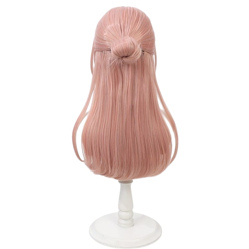 Rosy Brown Rinami Himezaki Cosplay Wig - Gakuen Idolmaster (Pink/Brown Half-Up) (FEVERCOS)THE IDOLM@STER