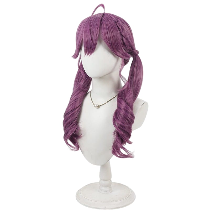 Dim Gray Riin Kaya Cosplay Wig - Gakuen Idolmaster (Twin Braids) (FEVERCOS)THE IDOLM@STER