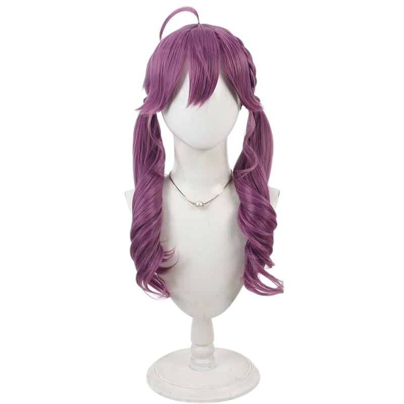 Dim Gray Riin Kaya Cosplay Wig - Gakuen Idolmaster (Twin Braids) (FEVERCOS)THE IDOLM@STER