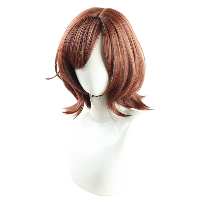 Antique White Madoka Higuchi Cosplay Wig - Idolmaster Shiny Colors (Brown Short) (FEVERCOS)THE IDOLM@STER
