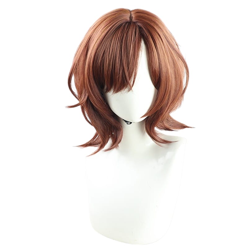 Beige Madoka Higuchi Cosplay Wig - Idolmaster Shiny Colors (Brown Short) (FEVERCOS)THE IDOLM@STER