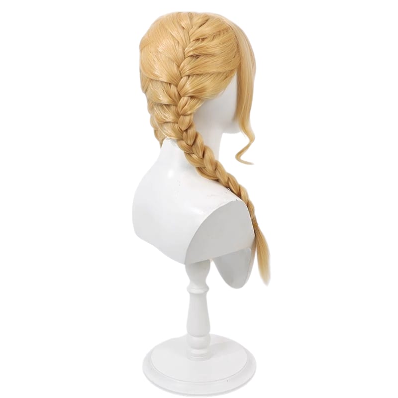 Light Gray Kotone Fujita Cosplay Wig - Gakuen Idolmaster (Golden Blonde Braid) (FEVERCOS) THE IDOLM@STER