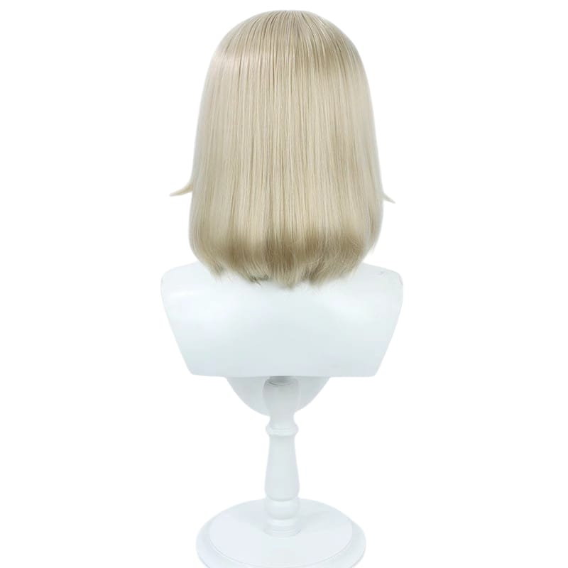 Light Gray Falin Touden Cosplay Wig - Dungeon Meshi (Soft Blonde Bob) (FEVERCOS)
