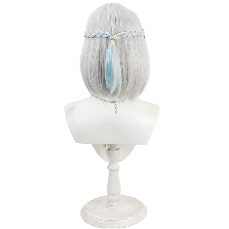 Light Gray Lilja Katsuragi Cosplay Wig - Gakuen Idolmaster (Silver White) (FEVERCOS)THE IDOLM@STER