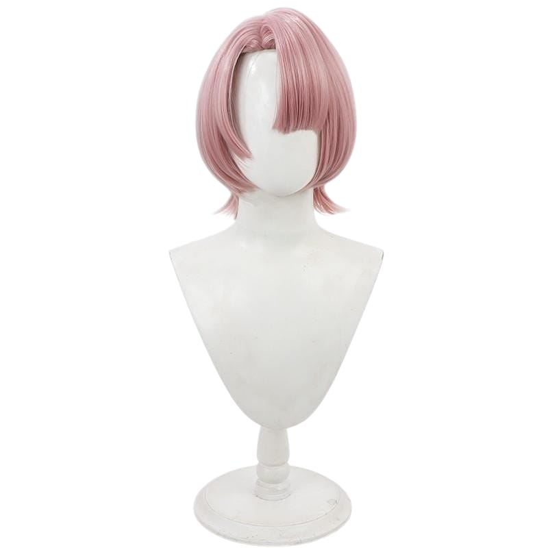 Light Gray Mao Arimura Cosplay Wig - Gakuen Idolmaster (Short Brown U-Scalp) (FEVERCOS)