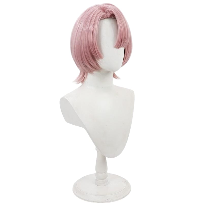 Light Gray Mao Arimura Cosplay Wig - Gakuen Idolmaster (Short Brown U-Scalp) (FEVERCOS)