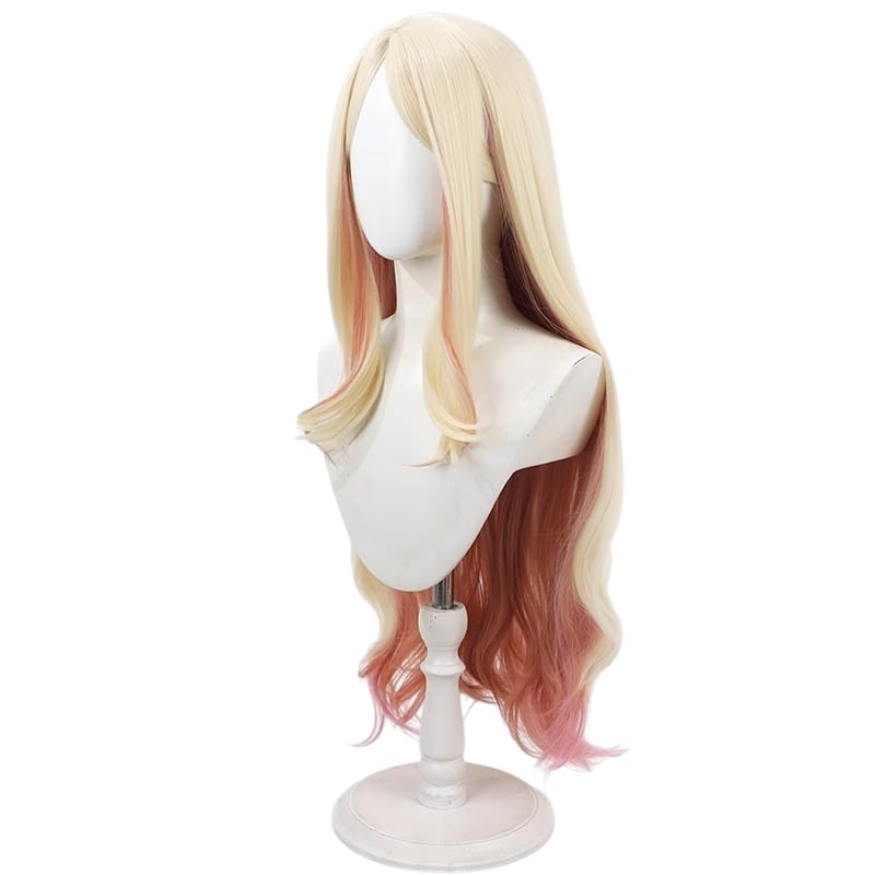 Light Gray Sena Juo Cosplay Wig - Gakuen Idolmaster (Blonde Gradient Long) (FEVERCOS)