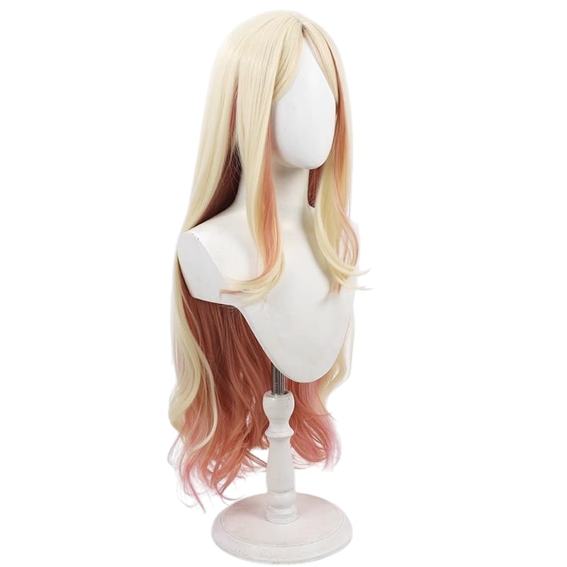 Light Gray Sena Juo Cosplay Wig - Gakuen Idolmaster (Blonde Gradient Long) (FEVERCOS)