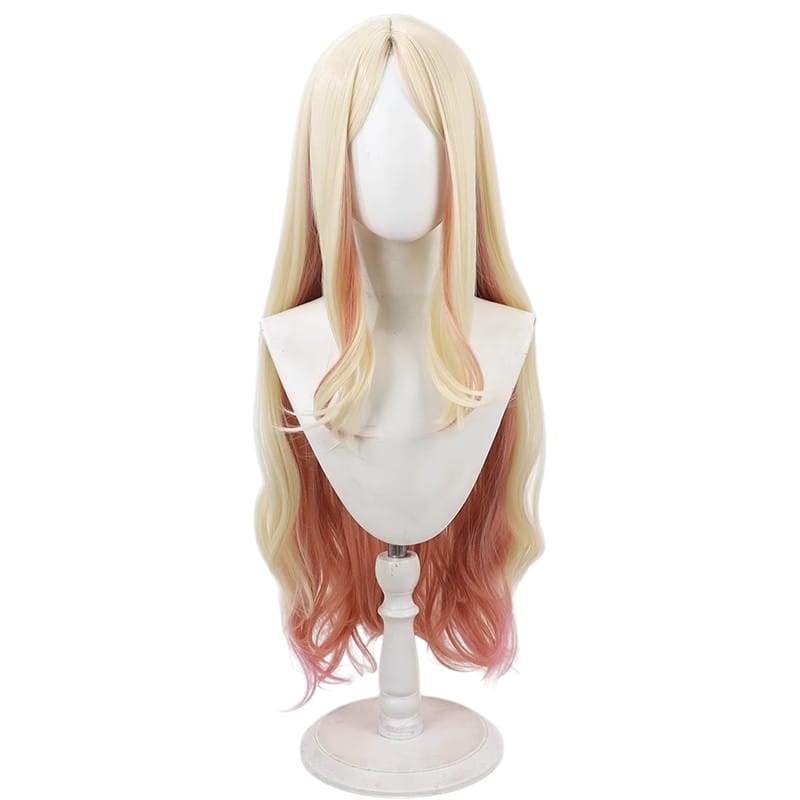 Light Gray Sena Juo Cosplay Wig - Gakuen Idolmaster (Blonde Gradient Long) (FEVERCOS)