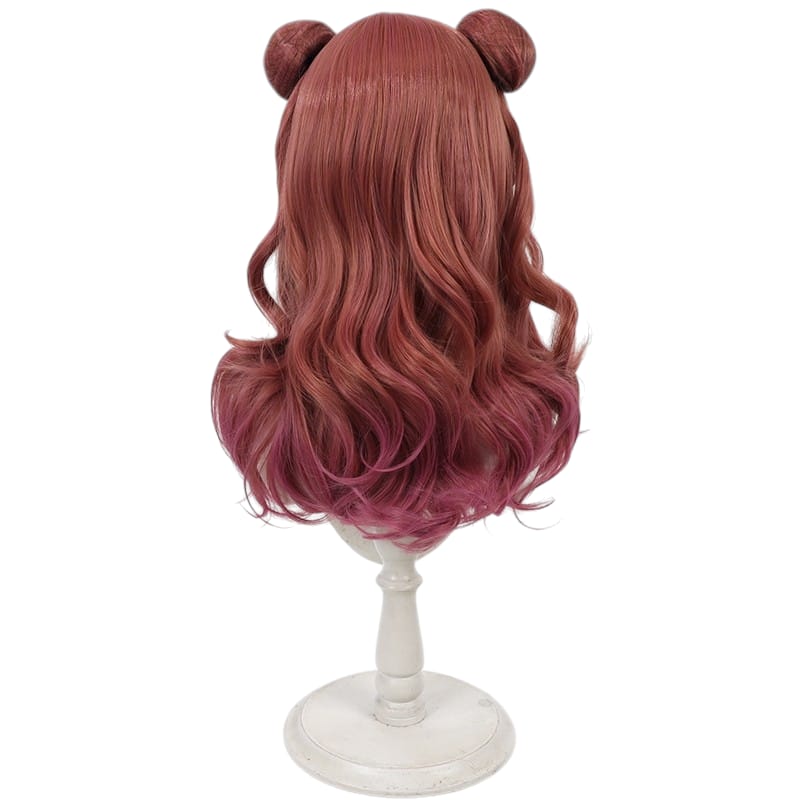 Sienna Saki Hanami Cosplay Wig - Gakuen Idolmaster (Red/Orange Ponytail) (FEVERCOS)THE IDOLM@STER