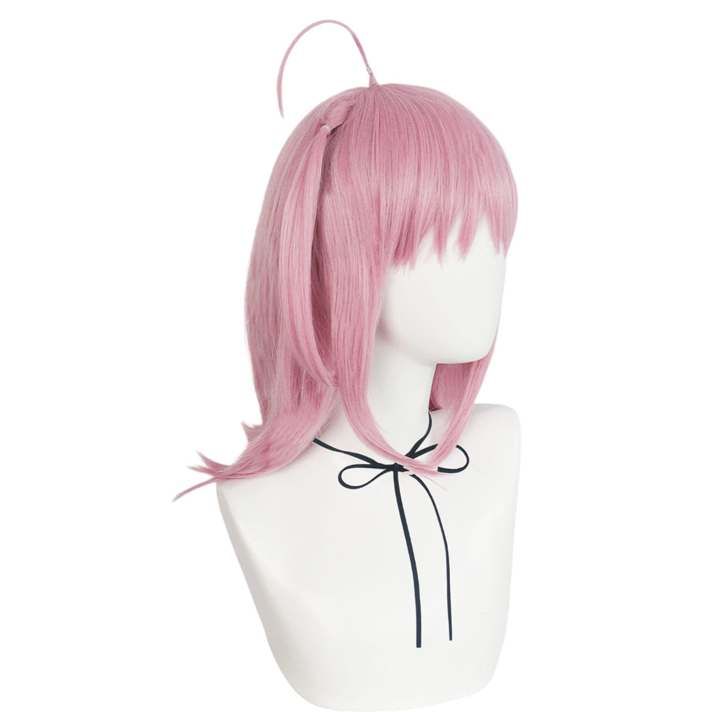 White Smoke Amu Hinamori Cosplay Wig - Shugo Chara! (Pink Side-Tail) (FEVERCOS)