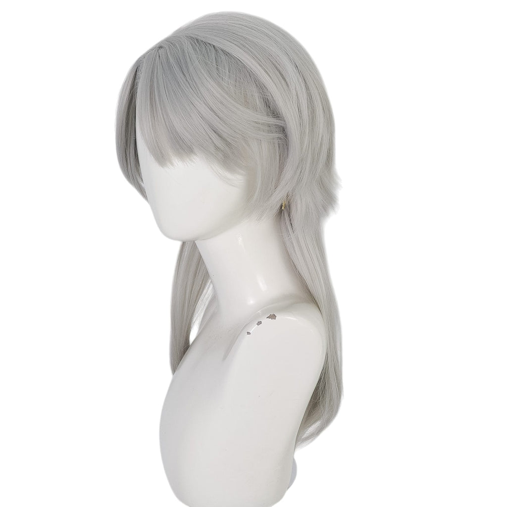 White Smoke Fami (Famine Devil) Cosplay Wig - Chainsaw Man (Ash Purple Bob) (FEVERCOS)